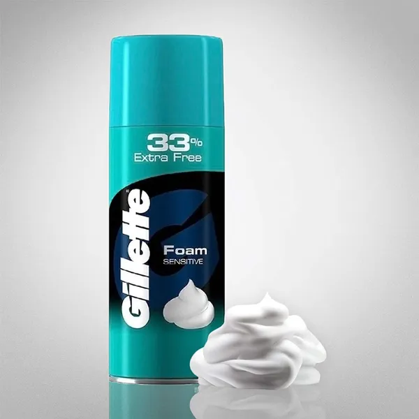 Gillette Classic Sensitive Skin For Shaving Foam – Quantity: 418 g – View 2