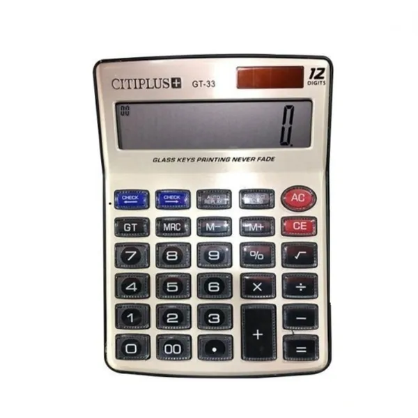 Citiplus GT-33 Glass Key With LCD Display Electronic Calculator – View 2