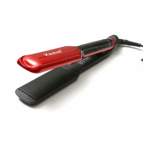 Kemei KM–9620 Thermostat LCD Display Hair Straightener – View 2