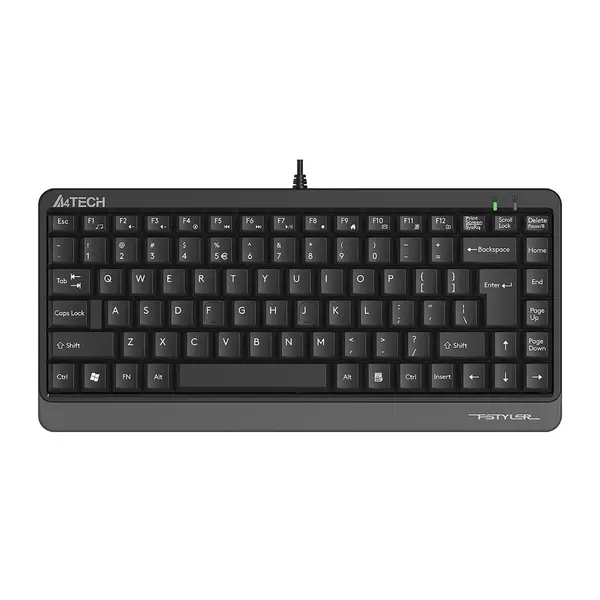 A4TECH FK11 USB Mini Black Keyboard With Bangla  – View 1