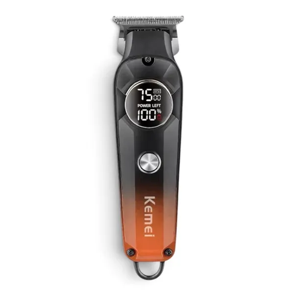 Kemei KM-1741 Professional Hair Clipper & Electric Trimmer – Color: Orange – View 2