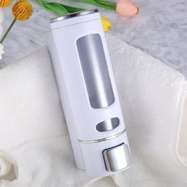 400ml Multi Purpose Wall Mounted Liquid Soap Dispenser White Color – View 5