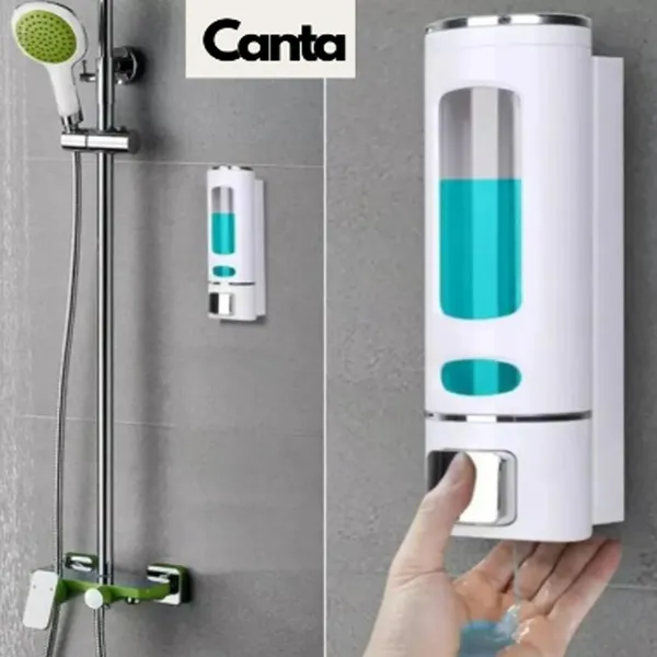 400ml Multi Purpose Wall Mounted Liquid Soap Dispenser White Color – View 4