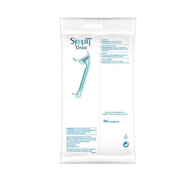 Gillette 38058 Simply Venus 2 Disposable 4 Razor For Women – View 5