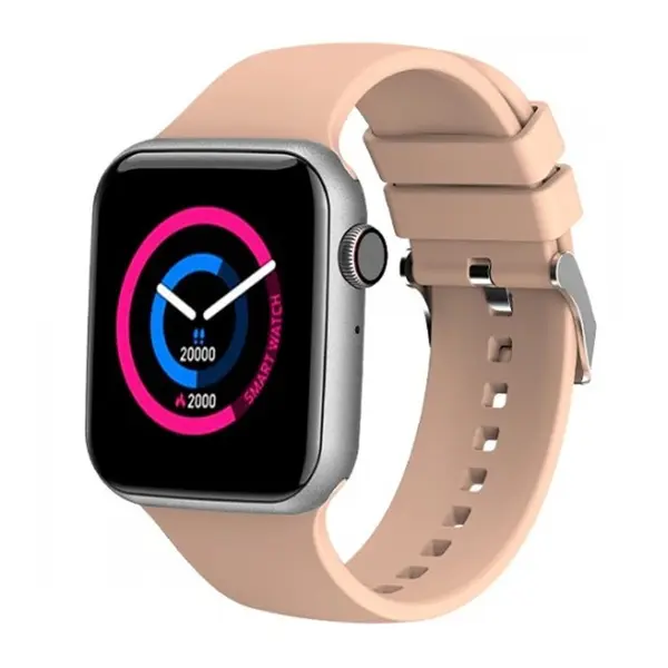 Fire-Boltt Ring Bluetooth Calling Smart Watch – Color: Pink – View 1