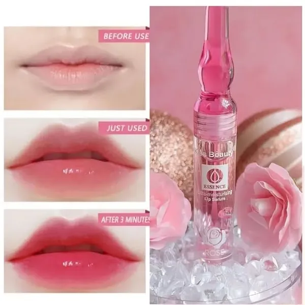 Kiss Beauty Lip Serum Essence Ultra Moisturising Rose - 5ml – View 2