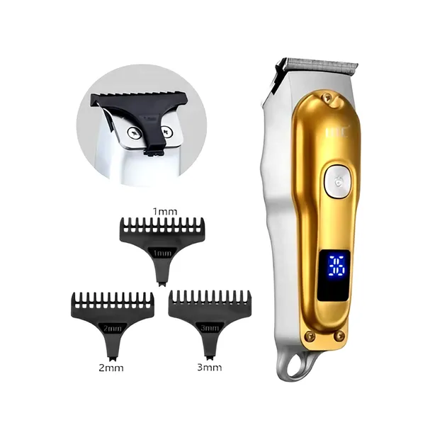 HTC AT-179 Beard Trimmer and Hair Clipper for Men – Color: Gold – View 2