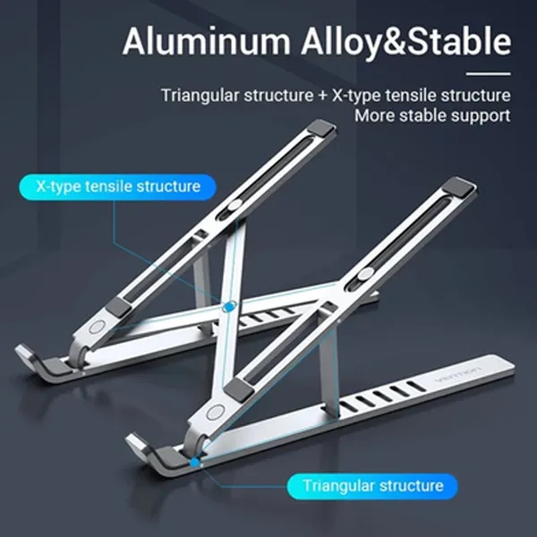 Vention KDLI0 Foldable and Portable Laptop Stand – View 5