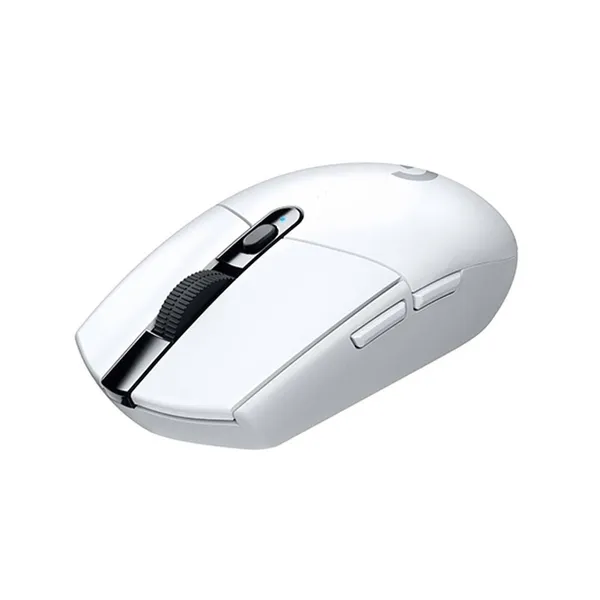 Logitech G304 Hero Lightspeed Wireless Gaming Mouse – Color: White – View 3