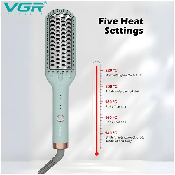 VGR V-592 Ceramic Hot Comb and Straightener – View 5