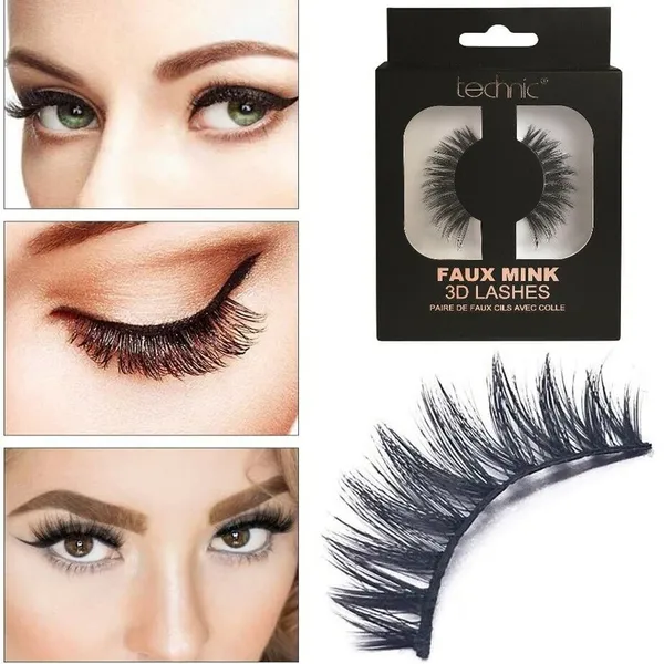 Technic Faux Mink 3D Lashes Milan Vegan Eyelashes – View 3