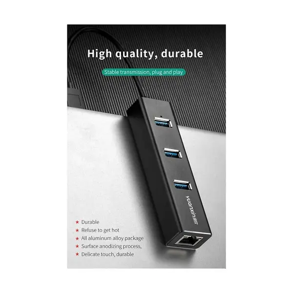 Yuanxin X-3508T Multi-Interface 4-in 1 USB Type-C LAN Adapters – View 2