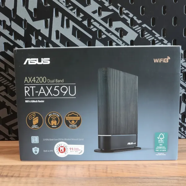 ASUS RT-AX59U AX4200 Dual Band WiFi 6 AiMesh Router – View 4