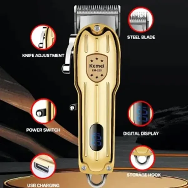 KEMEI KM-223 Professional Zero-Gapped Hair Clipper Trimmer – View 2