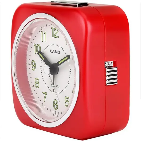 Casio TQ-143S-4DF Luminous Neo-Display Analog Table Clock – View 3