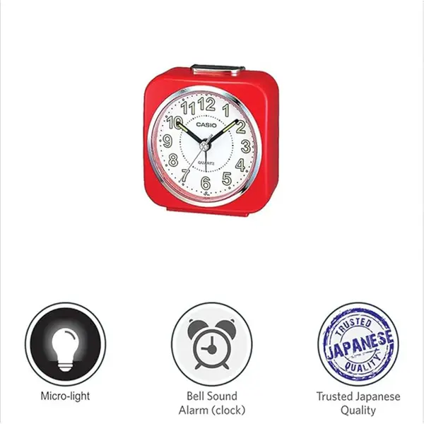Casio TQ-143S-4DF Luminous Neo-Display Analog Table Clock – View 4