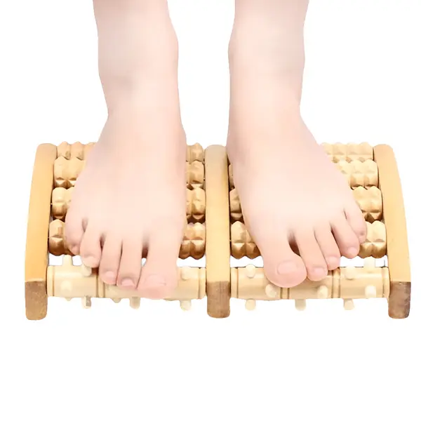 Acupressure Wooden Foot Roller Massager  – View 2