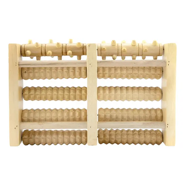 Acupressure Wooden Foot Roller Massager  – View 3