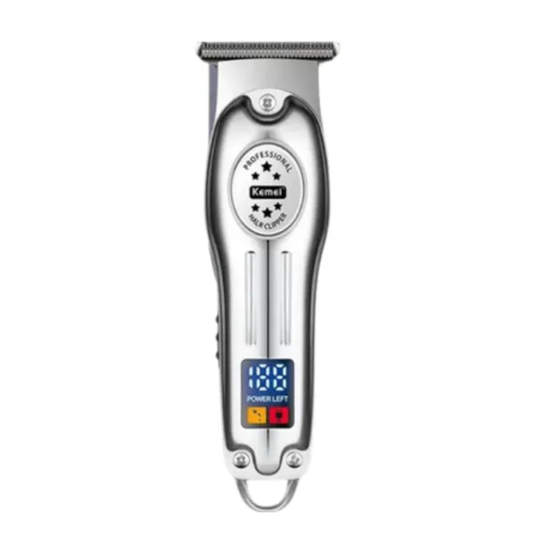 Kemei KM-678 Beard Trimmer and Hair Clipper for Men – Color: Silver – View 2