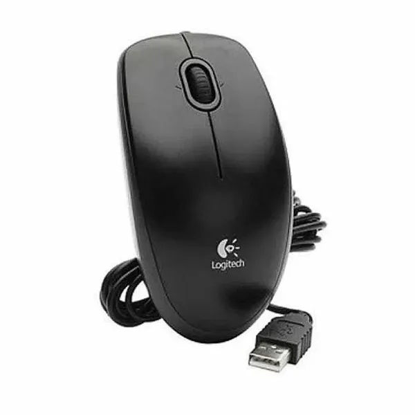 Logitech B100 Optical Wired USB Mouse – View 3