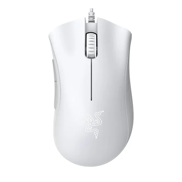 Razer DeathAdder Essential Wired Gaming Mouse – Color: White – View 1
