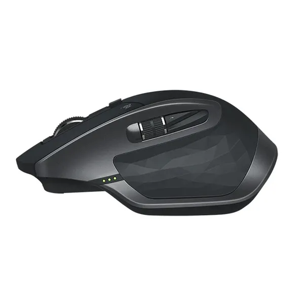 Logitech MX Master 2S Bluetooth Wireless Mouse – Color: Black – View 3