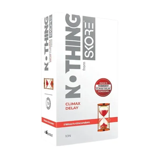 Skore Nothing Climax Delay Long Lasting Condoms - 3Pcs Pack – View 2