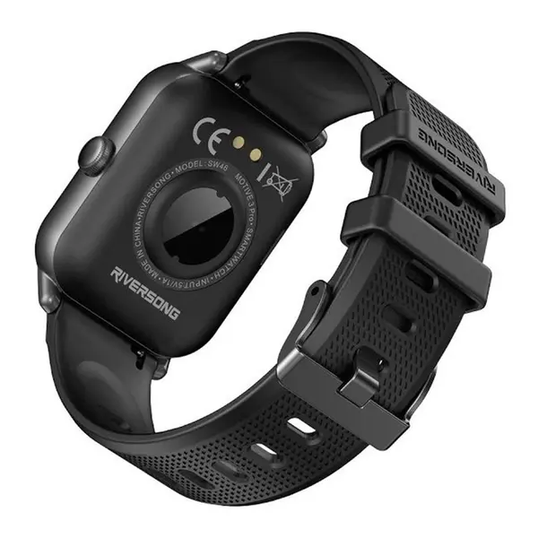 Riversong Motive 3 Pro SW46 Bluetooth Calling Smartwatch – Color: Black – View 3