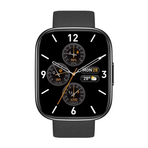 Zeblaze GTS 3 Plus HD AMOLED Display Smartwatch – Color: Black – View 2