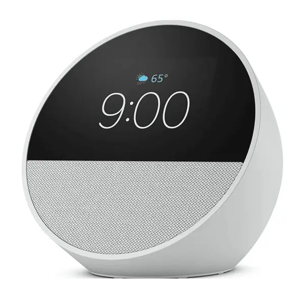 Alexa Amazon Echo Spot 2024 Touch 2.83 pulg Negro Smart Speakers – Color: White – View 1