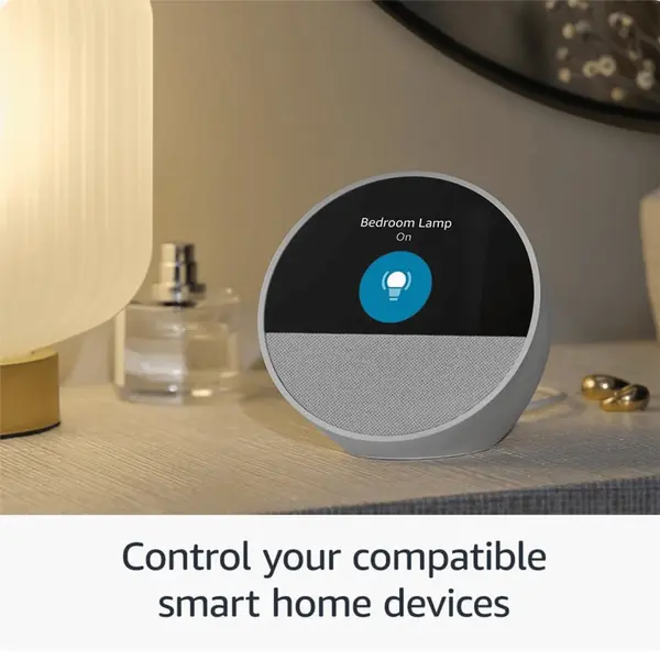 Alexa Amazon Echo Spot 2024 Touch 2.83 pulg Negro Smart Speakers – Color: White – View 4