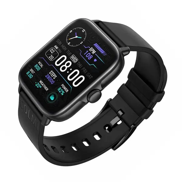 Colmi P8 Plus IP67 waterproof Smartwatch – Color: Black – View 4