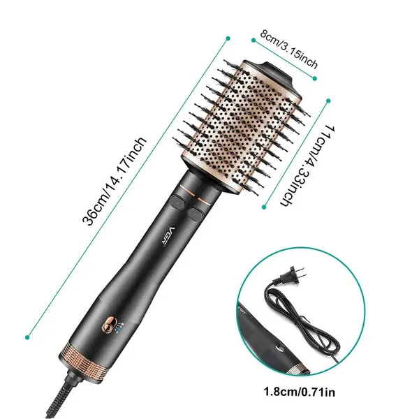 VGR V-494 Professional Rotating Hot Air Styler Hair Curler 800 Watts  – View 4