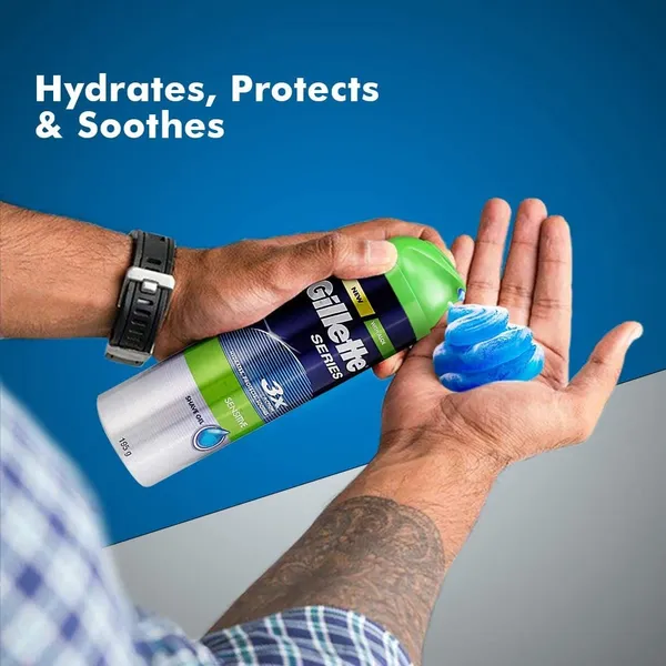 Gillette Series Sensitive Skin Pre Shaving Gel – Quantity: 195 g – View 4