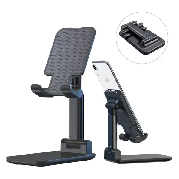 Foldable Desktop Adjustable Table Cell Mobile Phone Holder – View 2