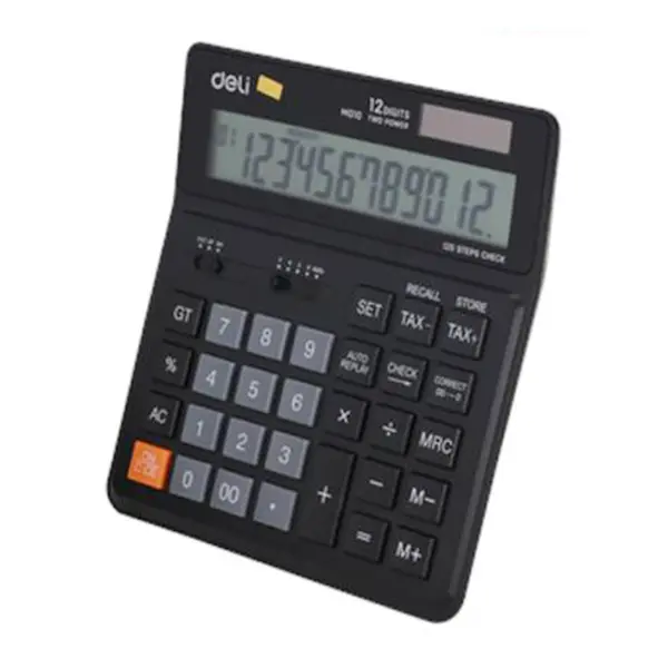 Deli EM01020 Check & Recheck Wide-H desk calculator – View 2