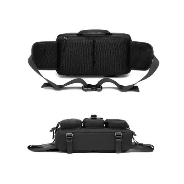 OZUKO 9449 Hard Shell Waterproof Waist Bag With USB Charging Port – View 3