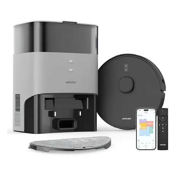 AIRROBO T20+ Robot Vacuum and Mop Combo with Self-Emptying Station – View 1