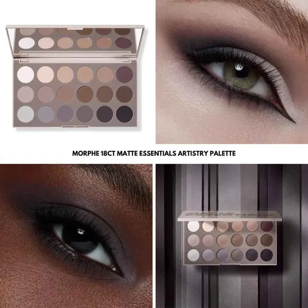 Morphe 18ct Matte Essentials Artistry Eyeshadow Palette – View 3