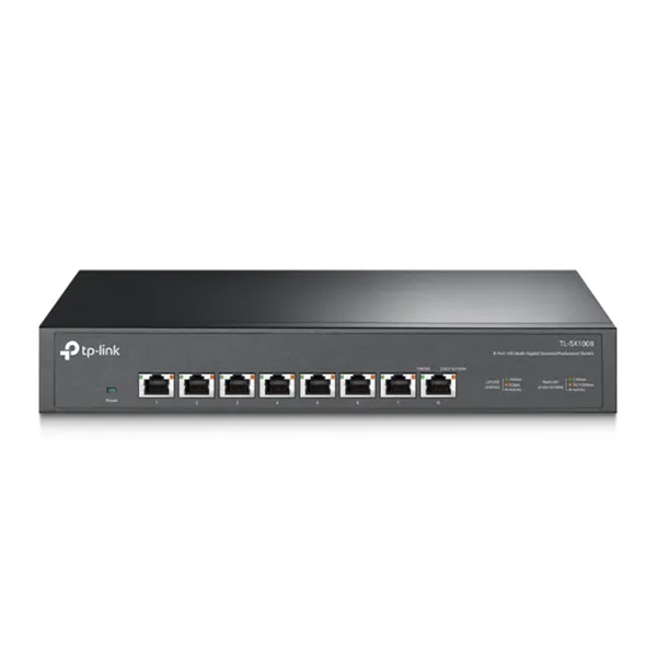  TP-Link TL-SX1008 8-Port 10G Network Rackmount Switch – View 1