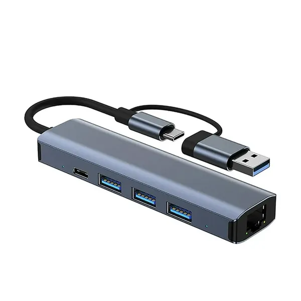 Yuanxin X-3518D 5 in 1 Multifunctional Type-C USB Hub – View 2