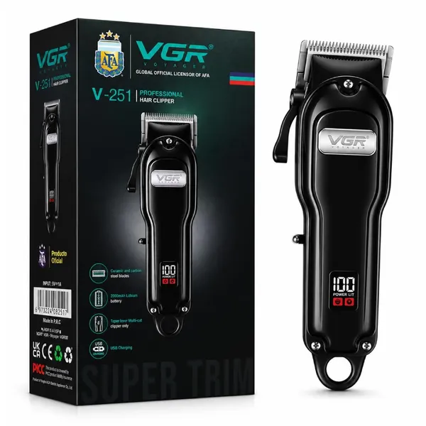 VGR V-251 Professional Hair Trimmer – View 2