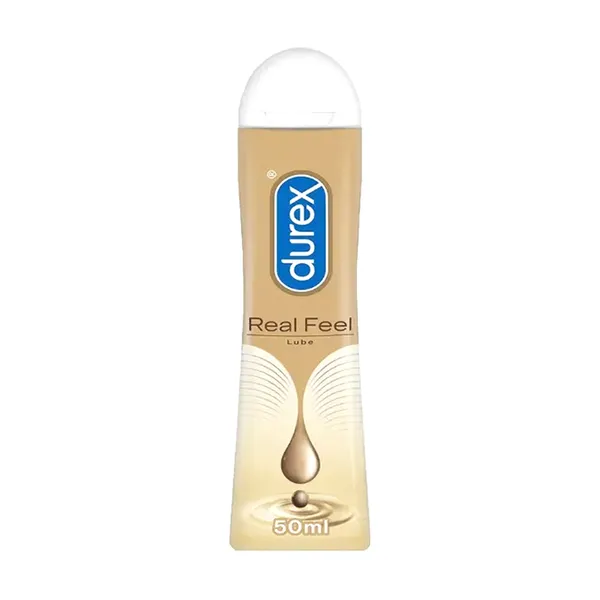 Durex Real Feel Silicone-Based Lubricant Gel 50ml – Long-Lasting – View 1