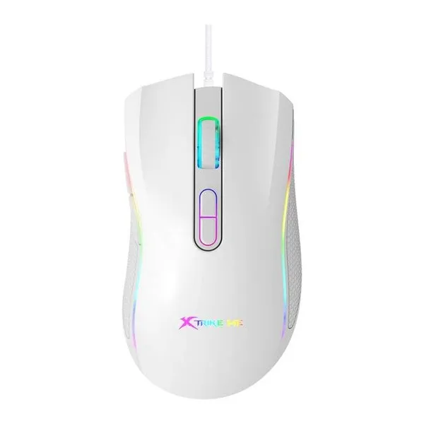 Xtrike Me GM-314 Wired RGB Gaming Mouse – Color: White – View 1