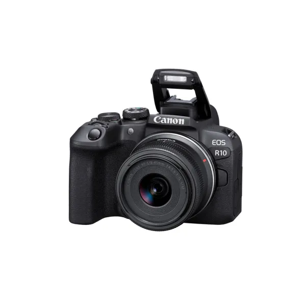 Canon EOS R10 with RF S18 45mm F4.5 6.3 IS STM Mirrorless Camera – View 1