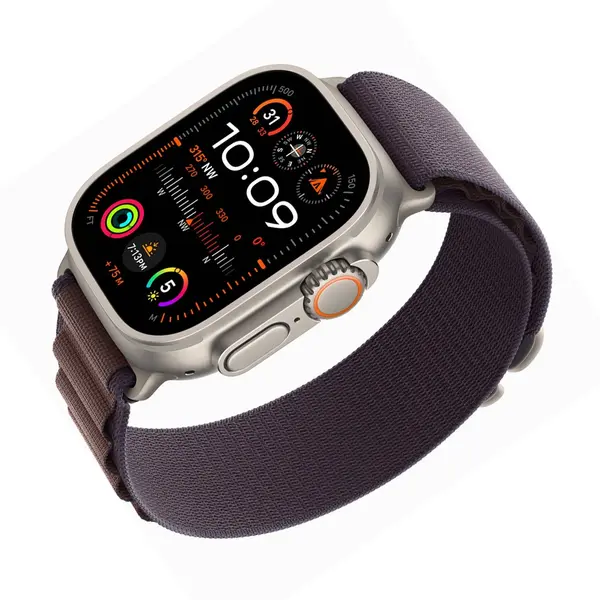 Apple Watch Ultra 2 with Alpine Loop GPS + Cellular Smartwatch – Color: Purple – View 2