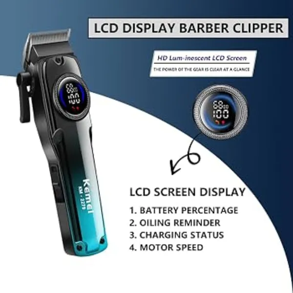 Kemei KM-2279 Professional Hair Clipper Trimmer – View 3