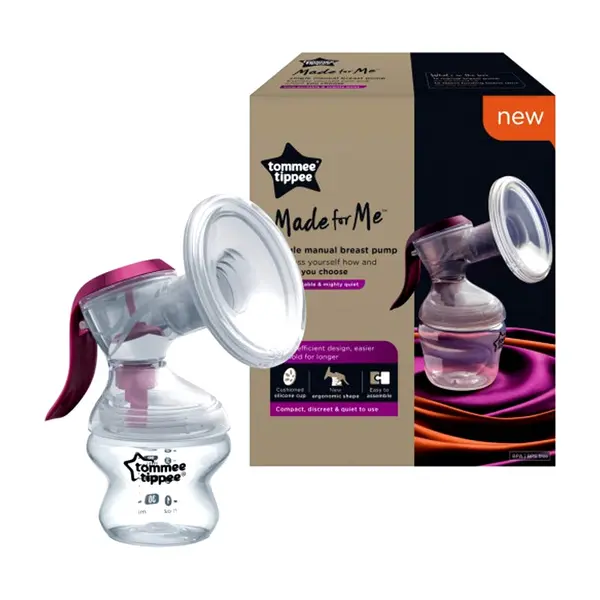 Tommee Tippee Silicone Hand Manual Breast Pump – View 6