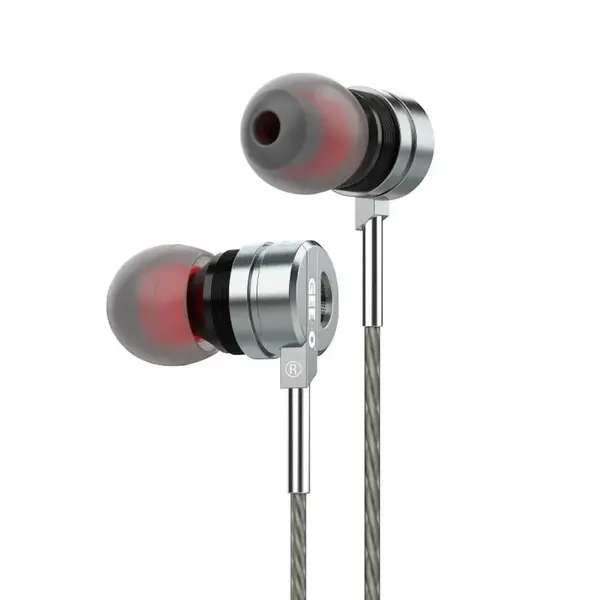 GEEOO X100 Superior Bass Metal 3.5mm Wired  Earphone – View 2