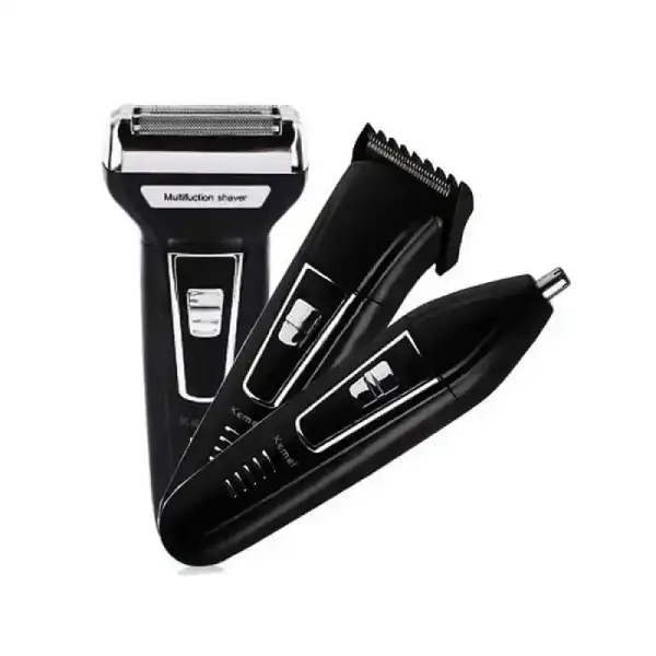 Kemei KM-6558 Wireless 3-in-1 Shaver & Grooming Kit For Men – View 2